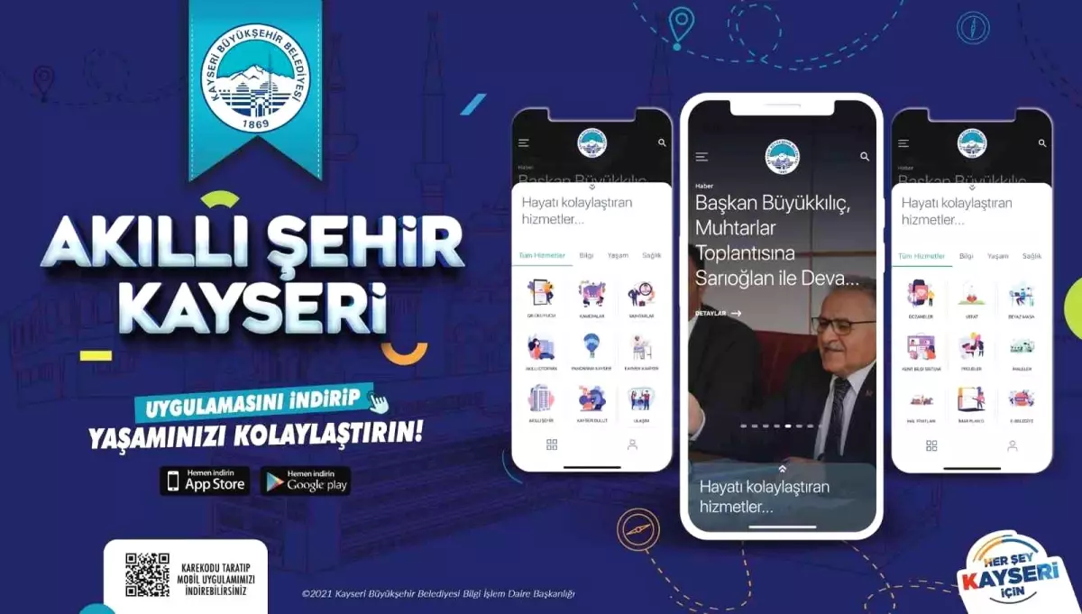 Büyükşehir, Kayseri turizmini akıllı şehircilikle destekliyor