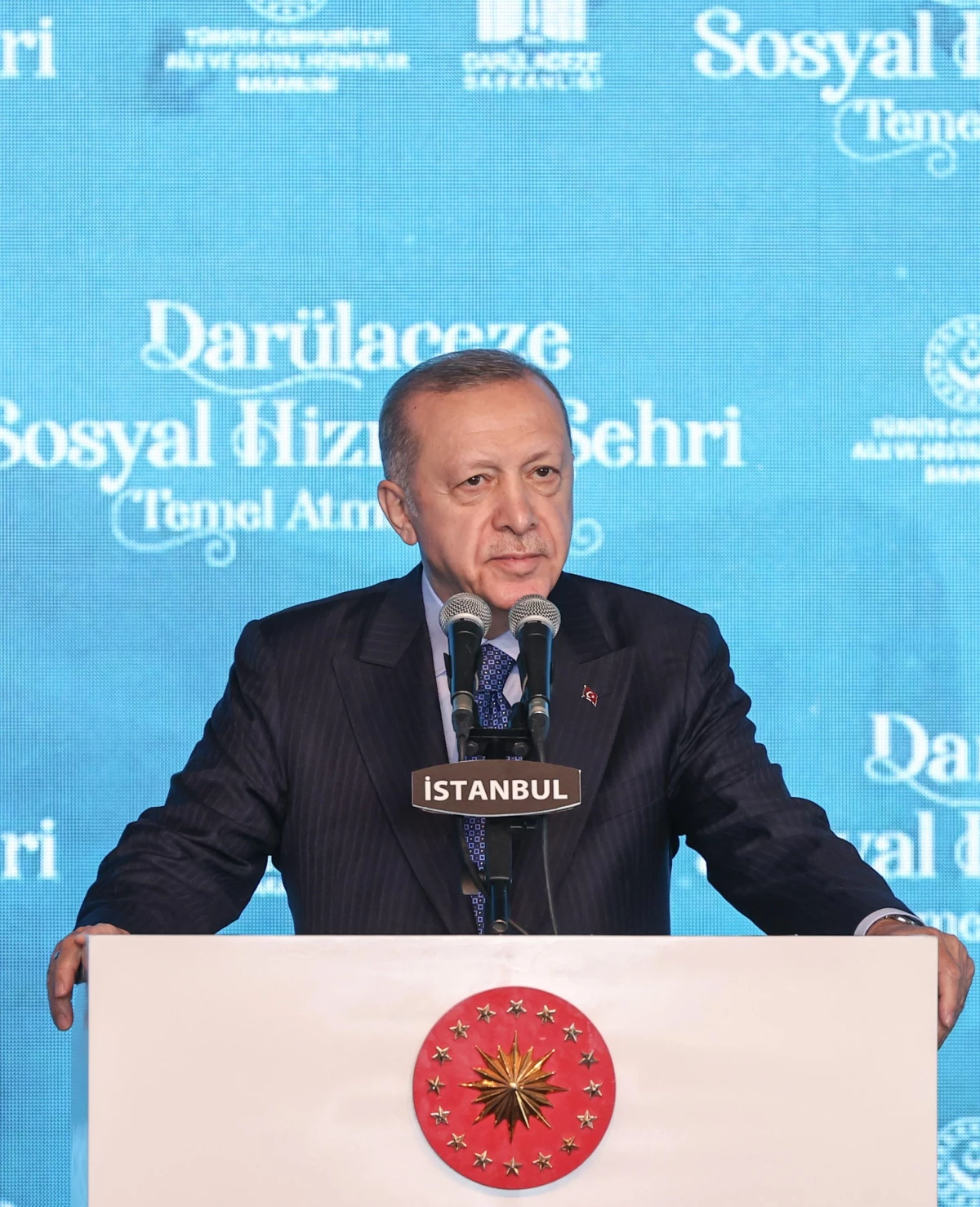 Cumhurbaşkanı Erdoğan, Darülaceze Sosyal Hizmet Şehri Temel Atma Töreni\'nde konuştu: (1)