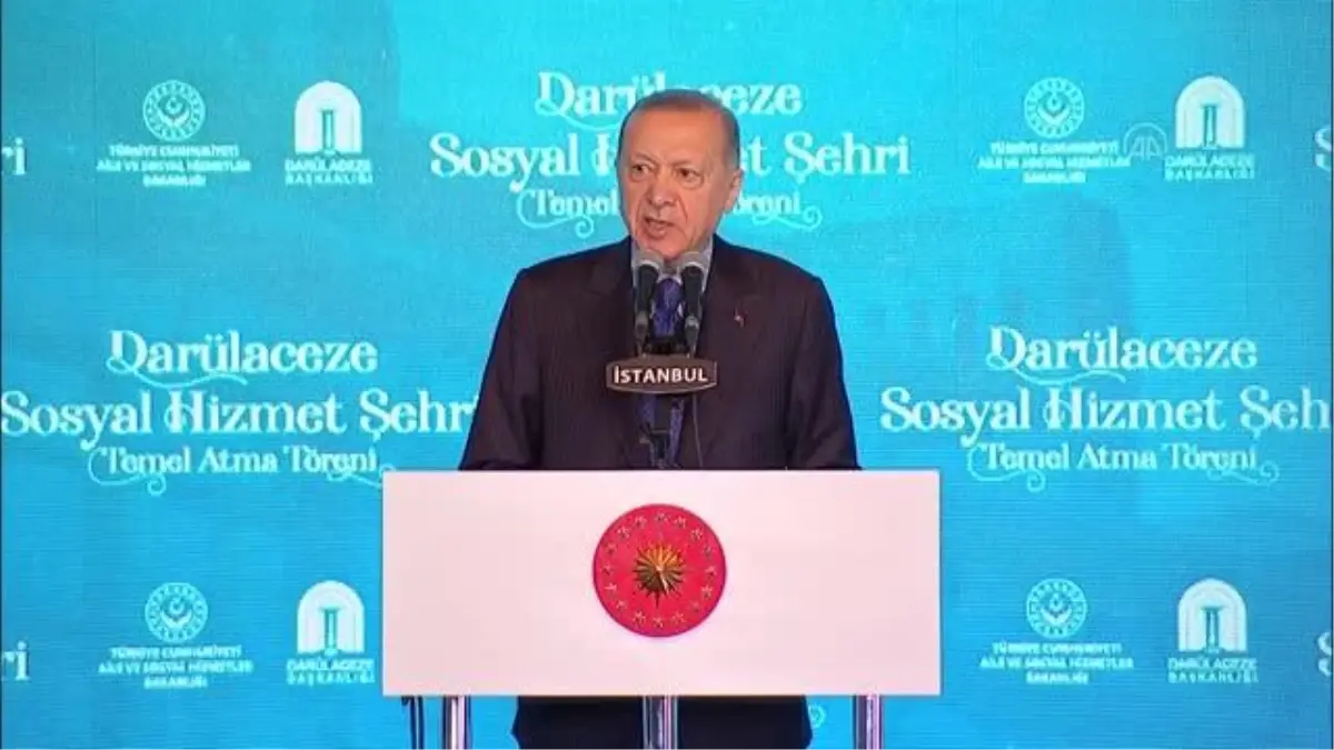 Cumhurbaşkanı Erdoğan, Darülaceze Sosyal Hizmet Şehri temel atma töreninde konuştu: (3)