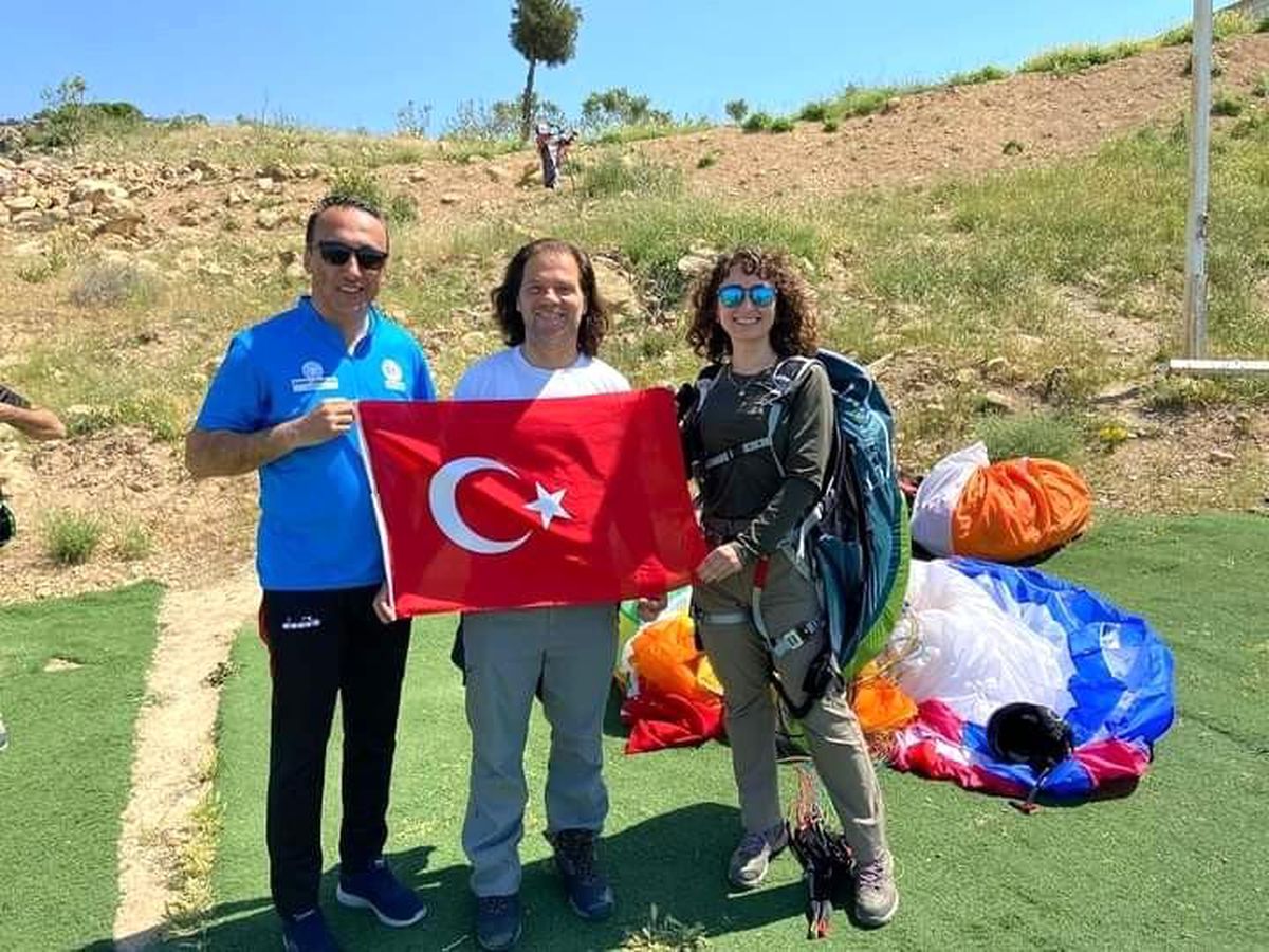 Kaymakamdan Pamukkale semalarında anlamlı uçuş