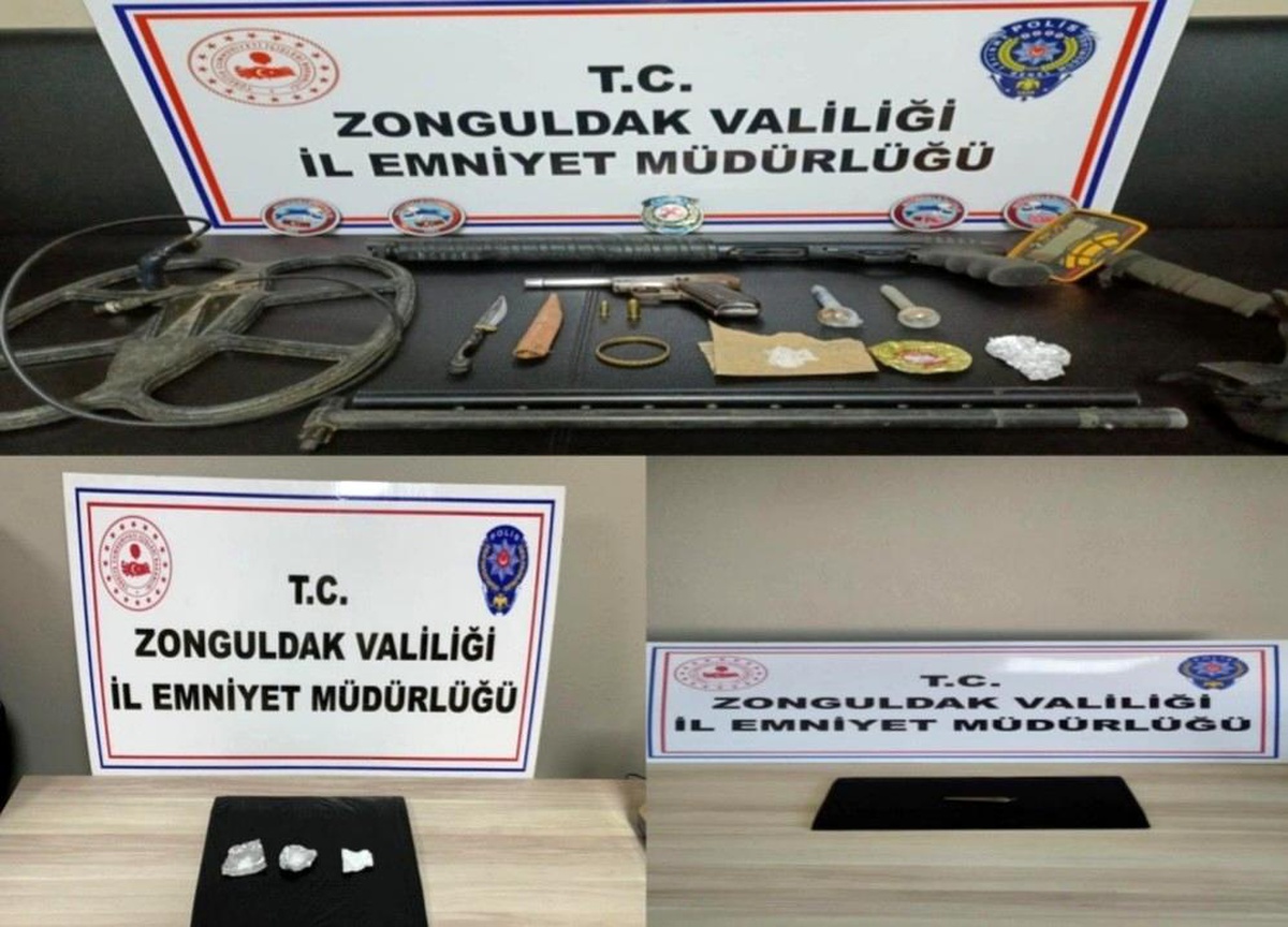 Zonguldak\'ta uyuşturucu operasyonunda 4 gözaltı