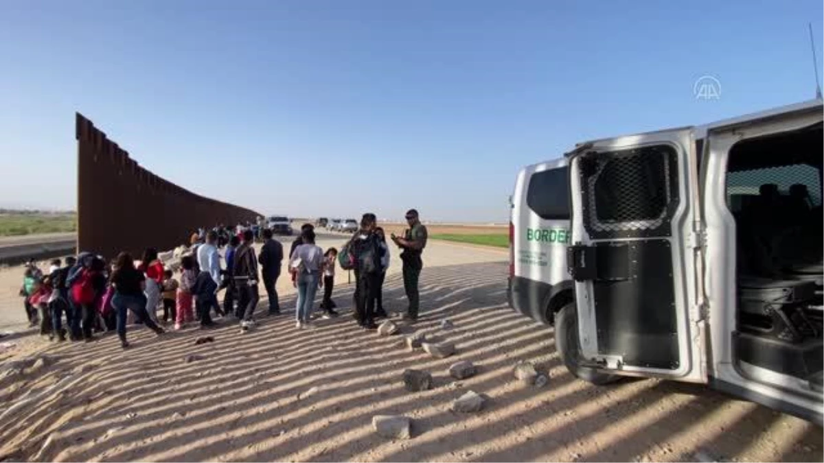 ABD-Meksika sınırında sığınmacı hareketliliği devam ediyor