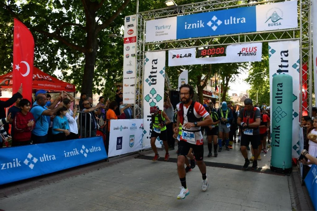 İznik Ultra Maratonu\'nda atletler 160 kilometre koşusunda mücadele ediyor