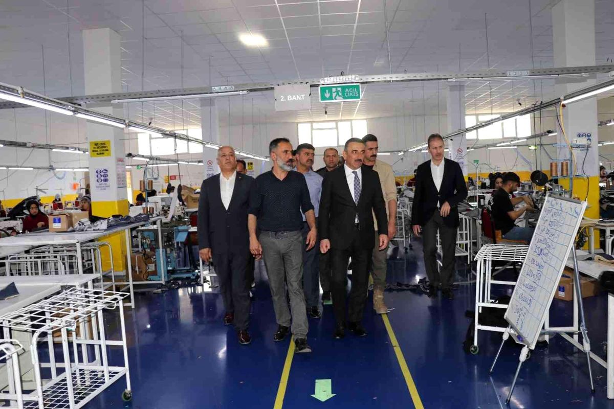 Siirt Valisi Hacıbektaşoğlu, OSB\'de yatırımcılarla görüştü