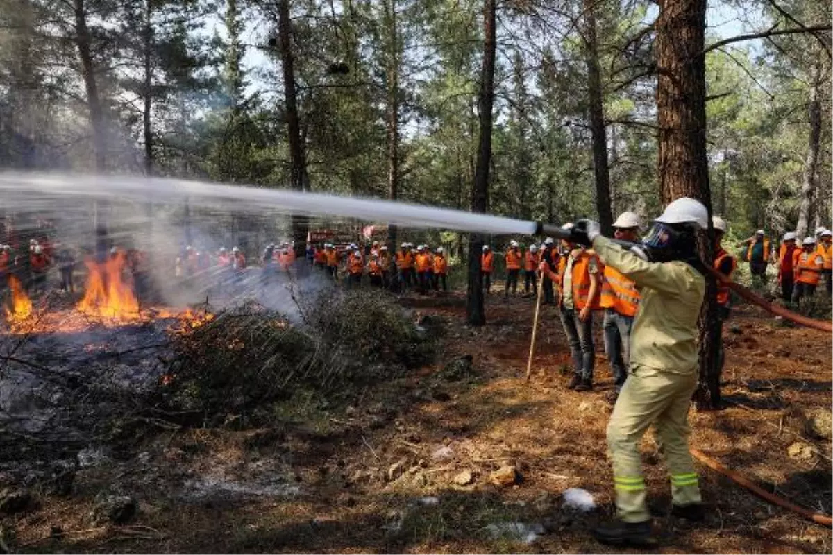 ATEŞ SAVAŞÇILARI\' YANGIN SEZONUNA HAZIRLANIYOR