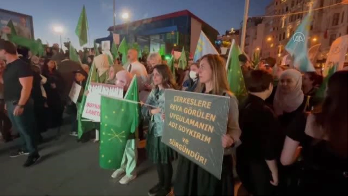 Çerkes Sürgünü\'nün 158. yılı dolayısıyla protesto eylemi düzenlendi