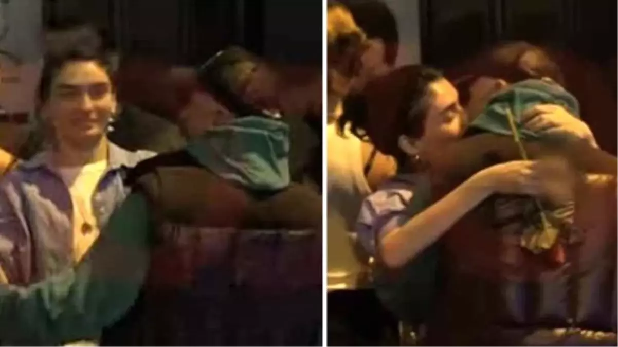 Oyuncu Hazar Ergüçlü ile yönetmen sevgilisi Onur Ünlü dudak dudağa görüntülendi!