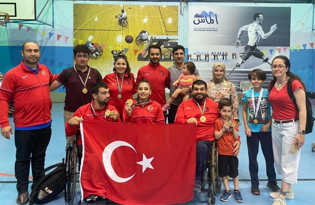 Para masa tenisçiler, Ürdün\'de 8 madalya kazandı