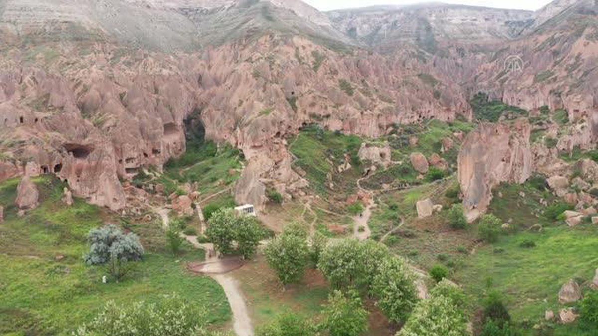 Zelve Açık Hava Müzesi turistleri tarihte yolculuğa çıkarıyor