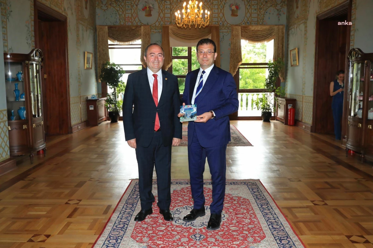 Artvin Belediye Başkanı Elçin, İbb Başkanı İmamoğlu\'nu Ziyaret Etti