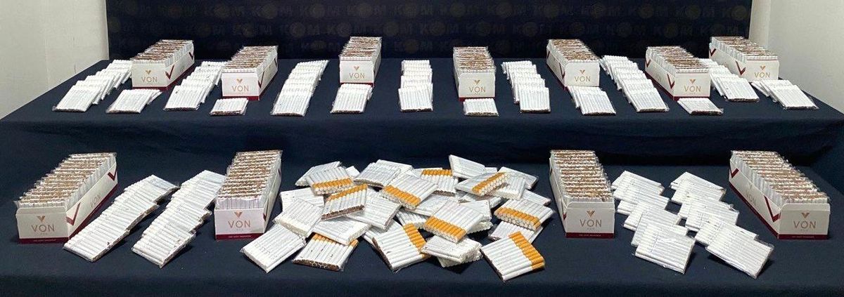 Denizli\'de binlerce kaçak sigara ele geçirildi
