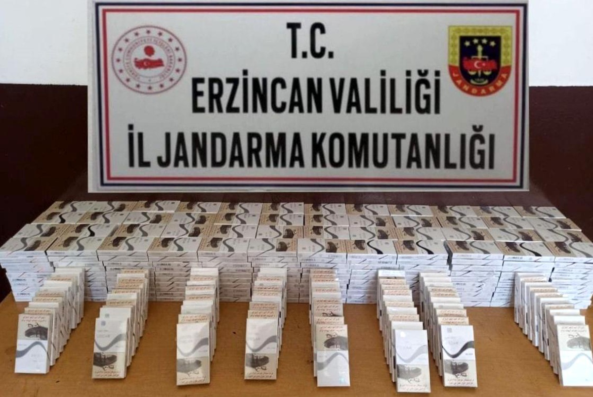 Erzincan\'da 560 paket kaçak sigara ele geçirildi