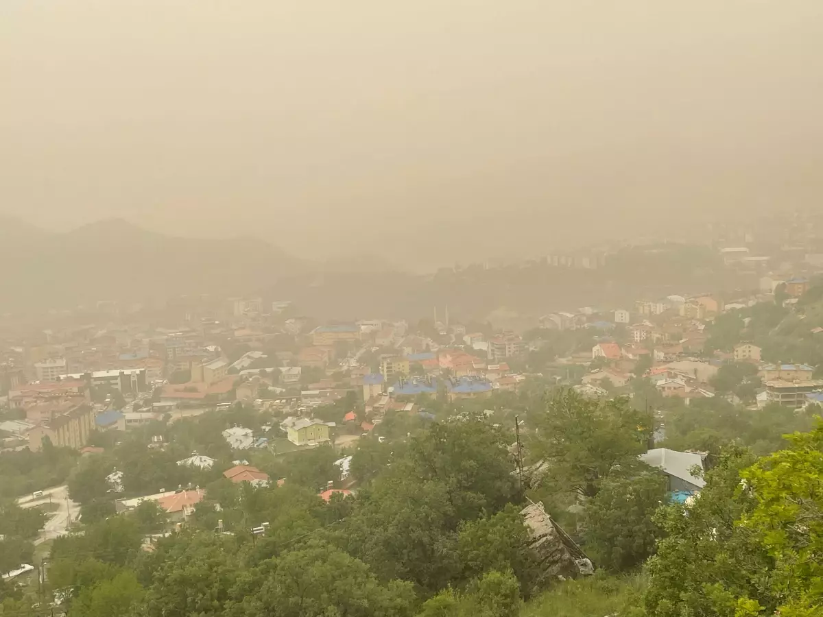 Erzurum, Kars ve Tunceli'de toz taşınımı, hava kalitesinde azalmaya neden oldu