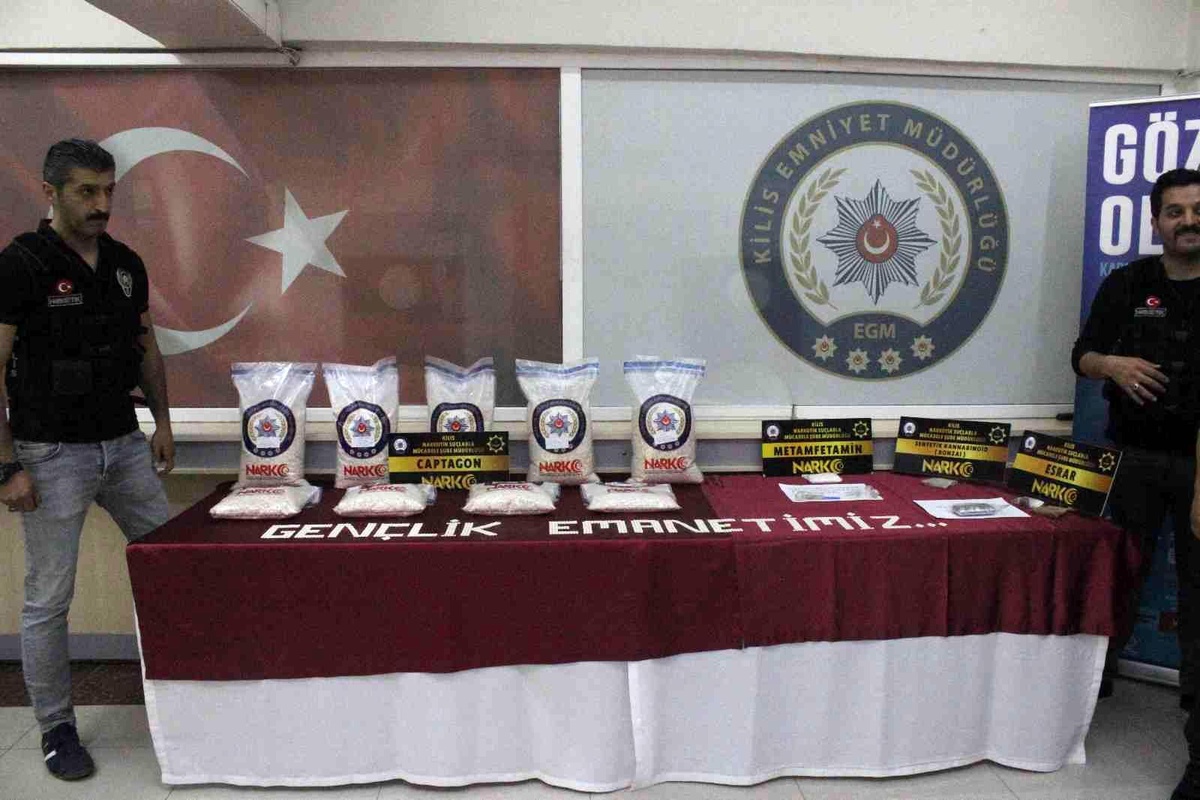 Kilis\'te uyuşturucu kaçakçılarına büyük darbe