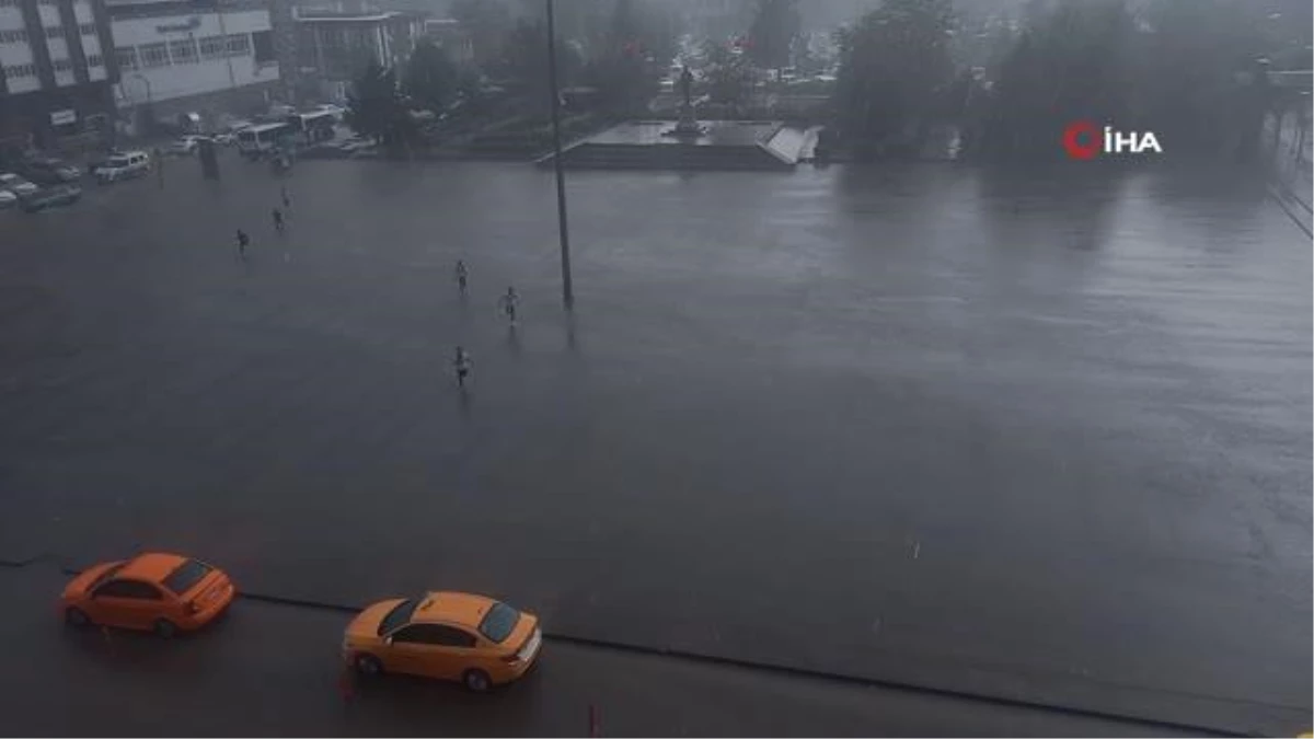 Kırıkkale\'de sağanak yağış ve dolu etkili oldu