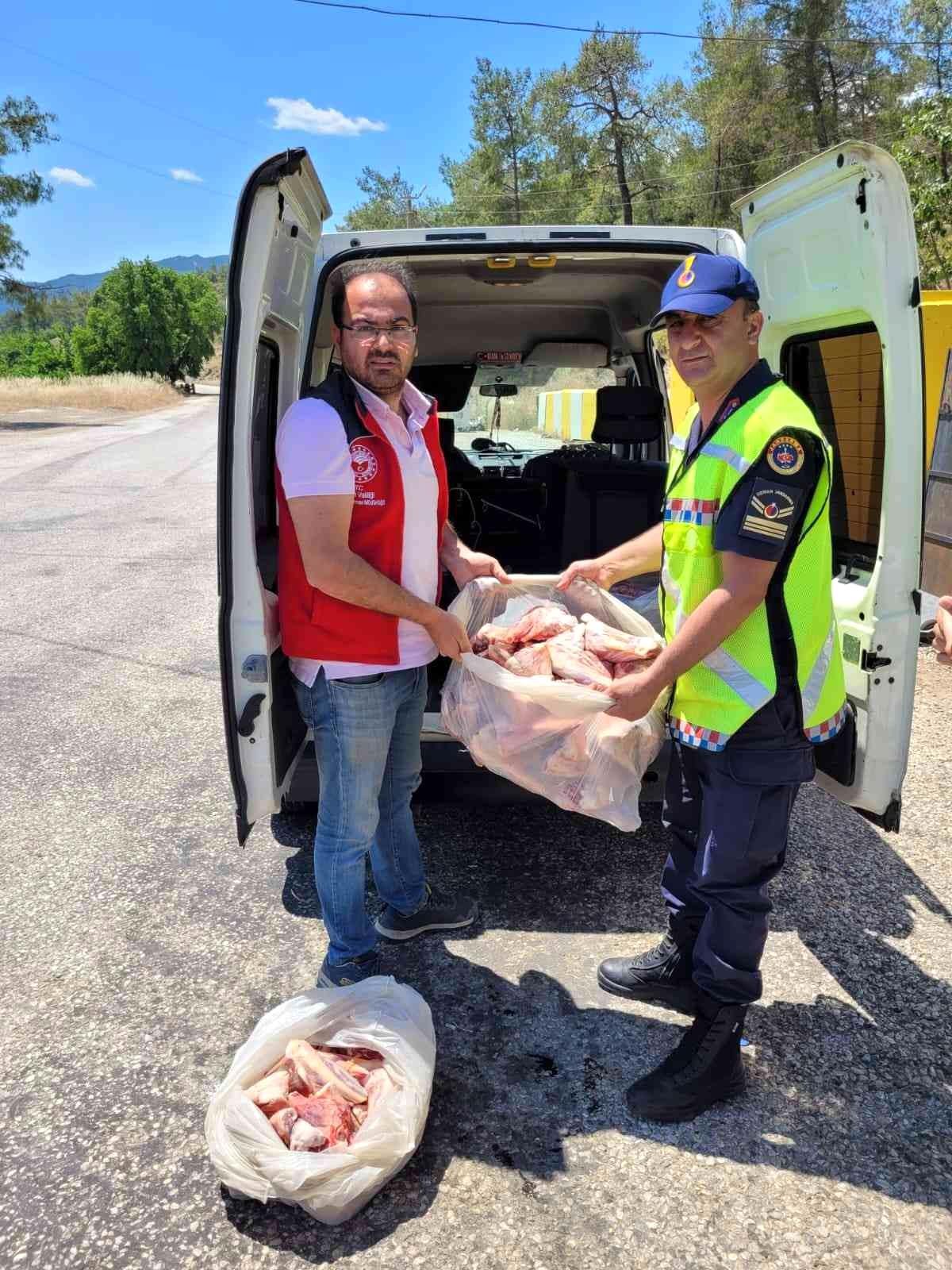 KÖYCEĞİZ\'DE 300 kilo kaçak et ele geçirildi