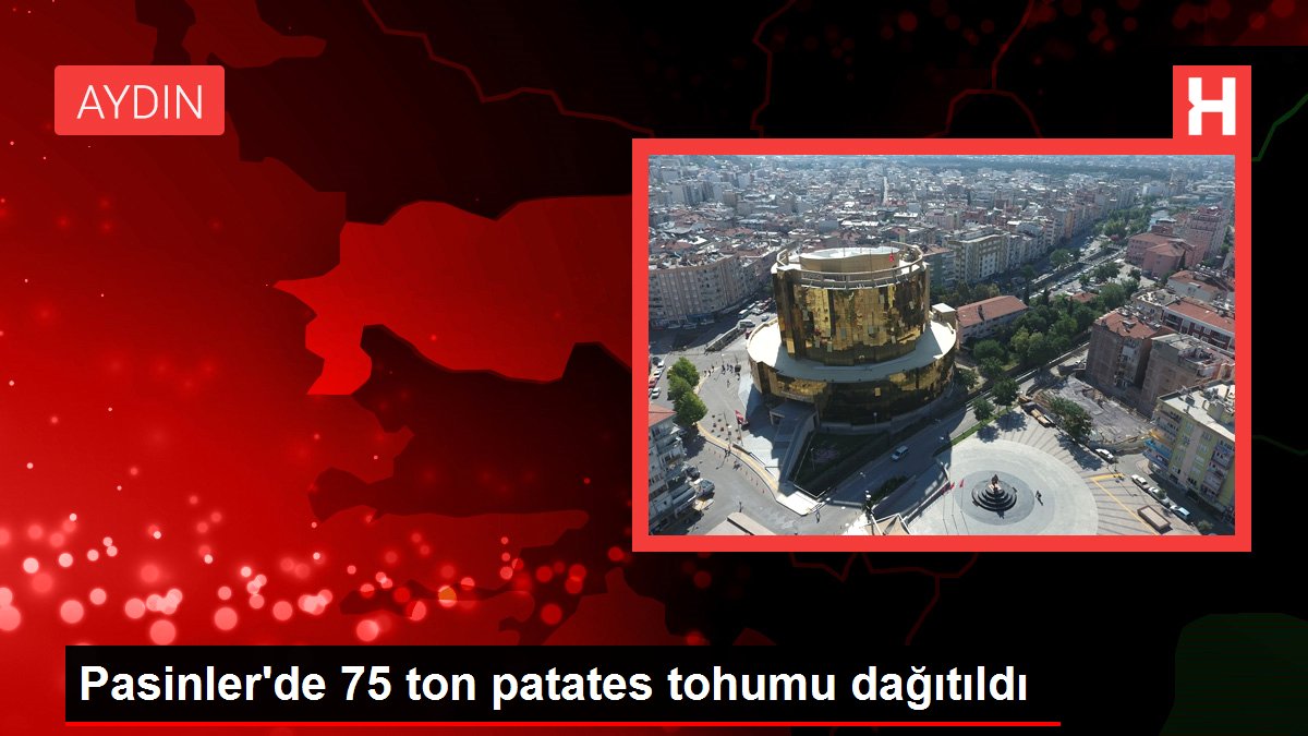Pasinler'de 75 ton patates tohumu dağıtıldı