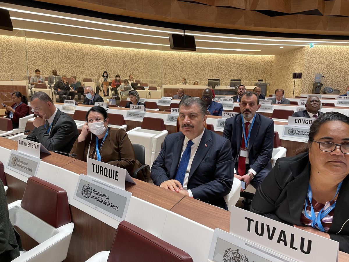 Sağlık Bakanı Koca, 75. Dünya Sağlık Asamblesi\'nde Genel Kurula konuştu Açıklaması