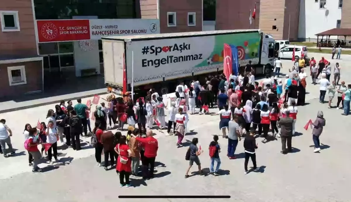 Spor Aşkı Engel Tanımaz Tırı Düzce\'de