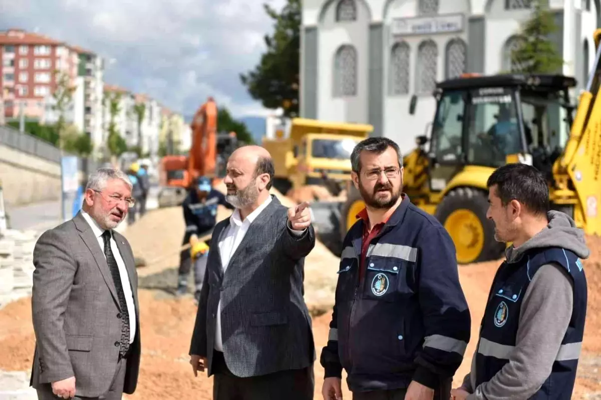 Başkan Aşgın altyapı çalışmalarını inceledi