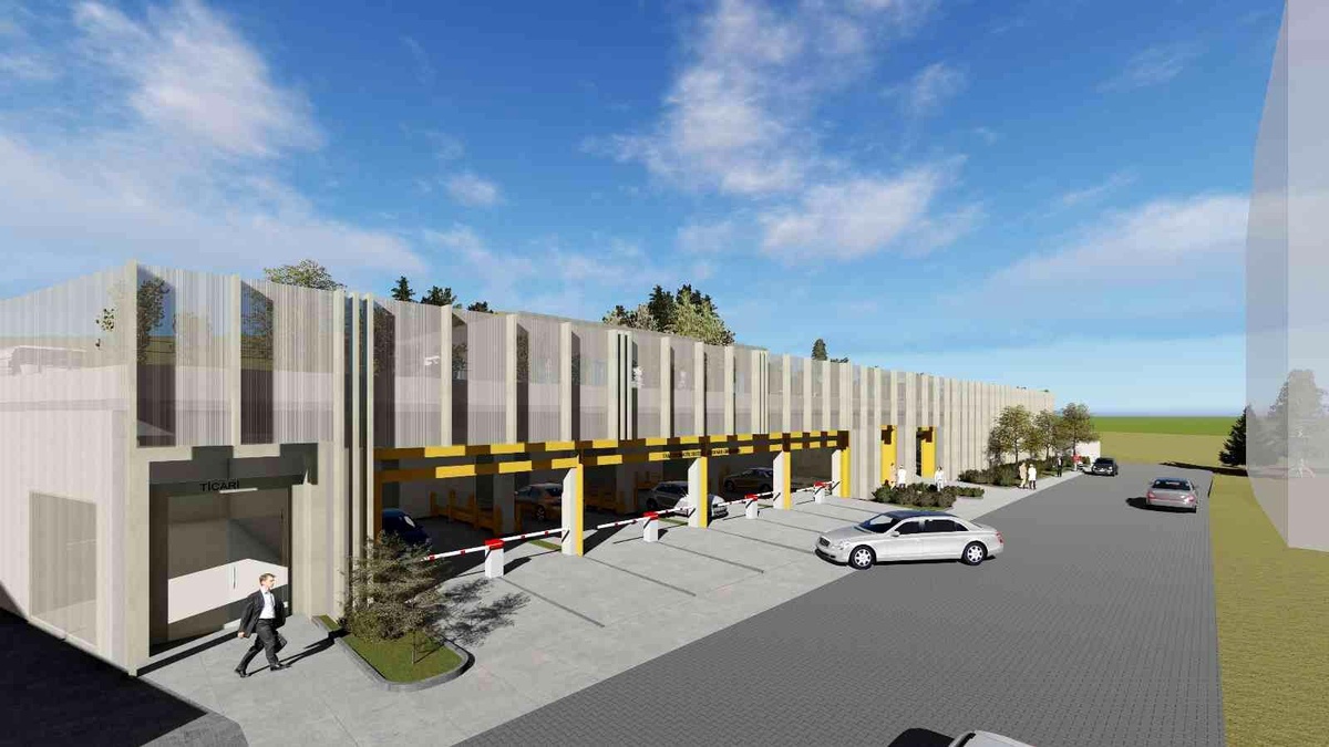 Havza Mekanik Katlı Otoparkı\'nın yüzde 80\'i tamam