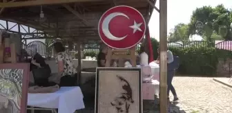 İncirliova'da halk eğitim kursiyerleri sergi açtı