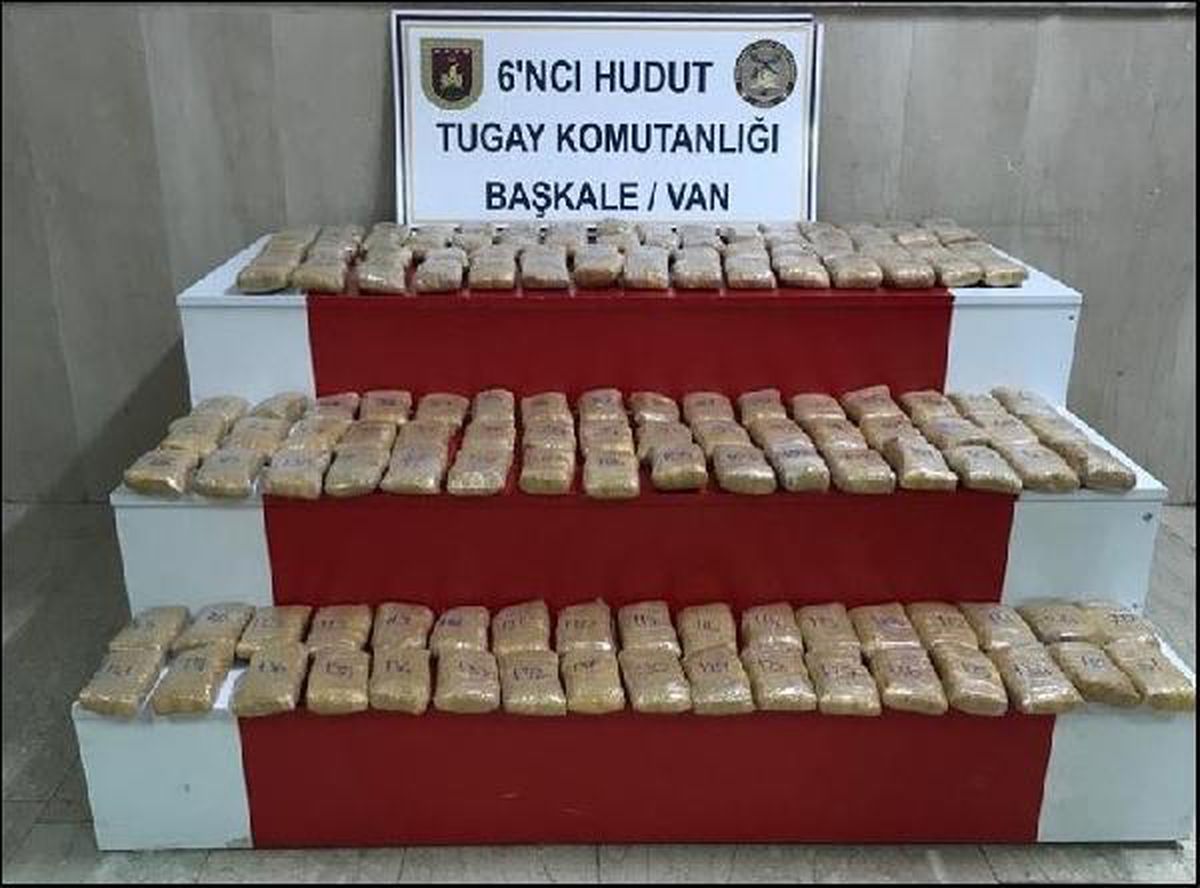 MSB: Van hudut hattında 72 kilo 457 gram eroin ele geçirildi