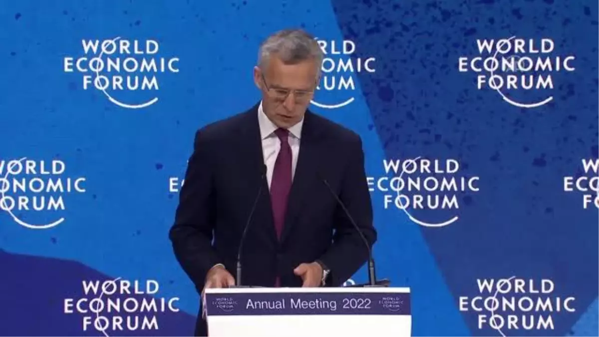 NATO Genel Sekreteri Stoltenberg, Davos'ta