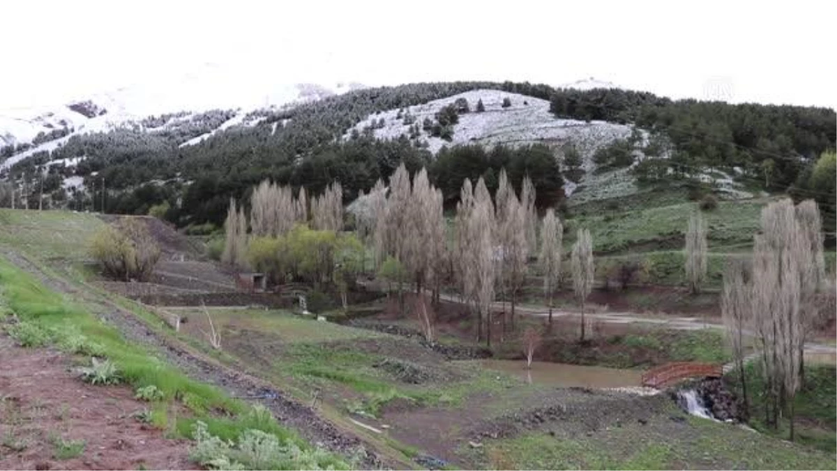 Palandöken Dağı ve çevresindeki dağlar beyaza büründü