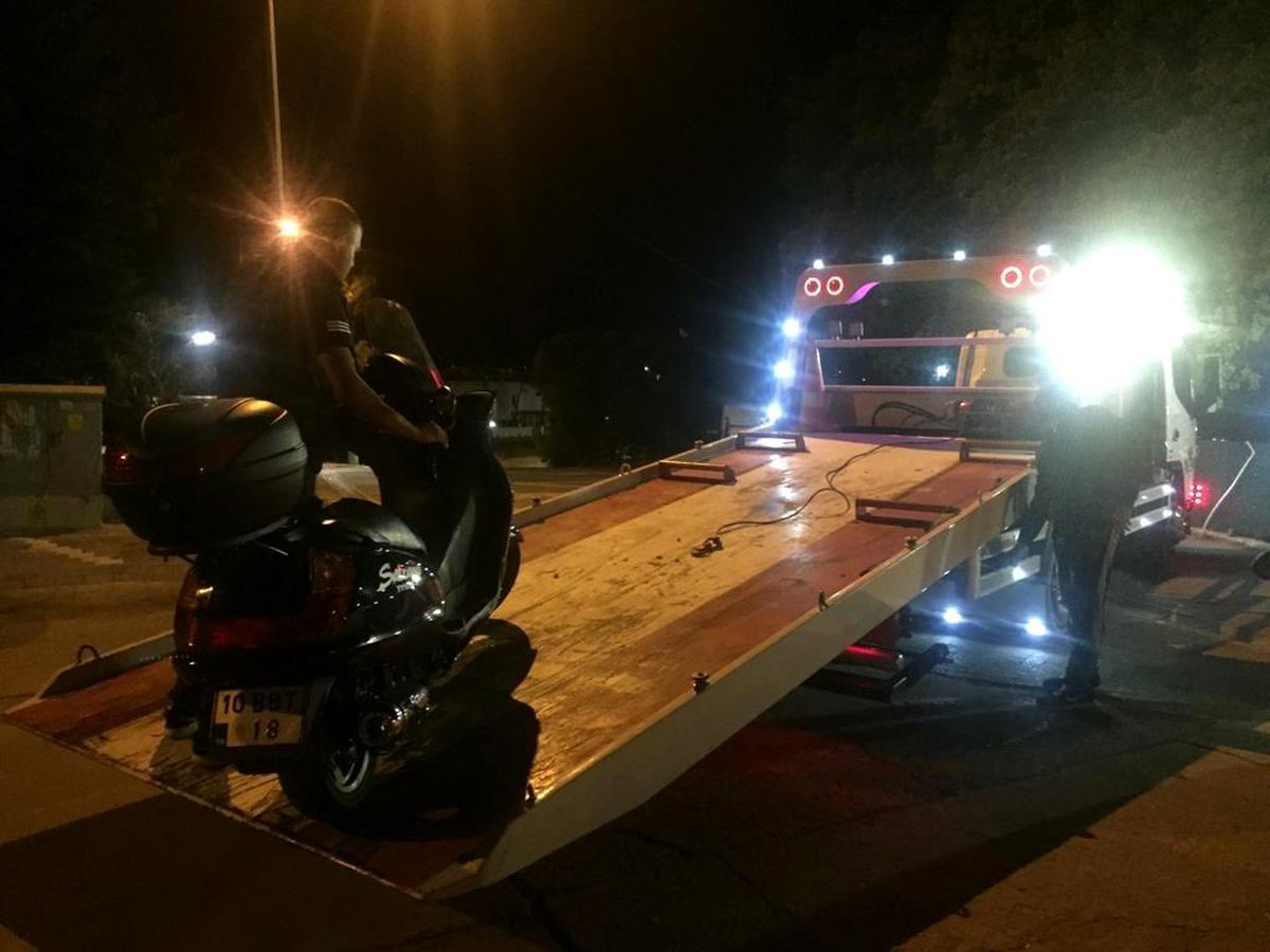 Trafiğe kapalı alanlar denetlendi