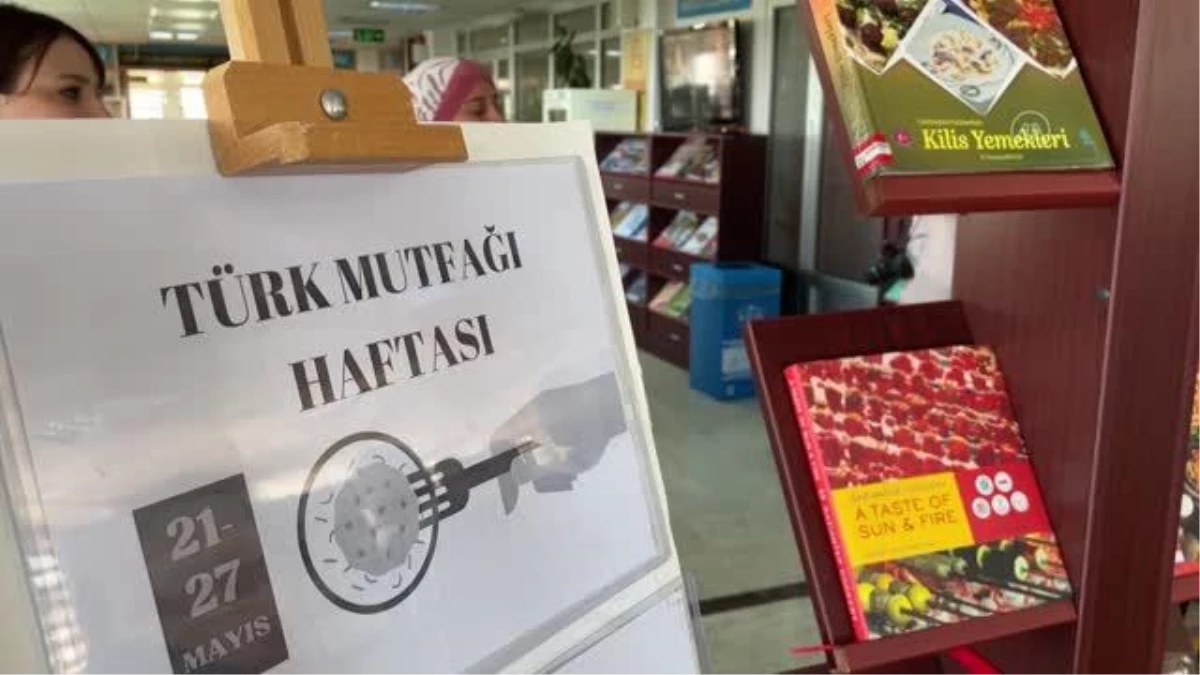 "Türk Mutfağı Yemekleri Kitap Sergisi" açıldı