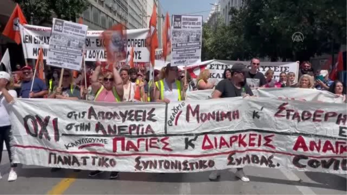 Yunanistan\'da belediye çalışanları greve gitti
