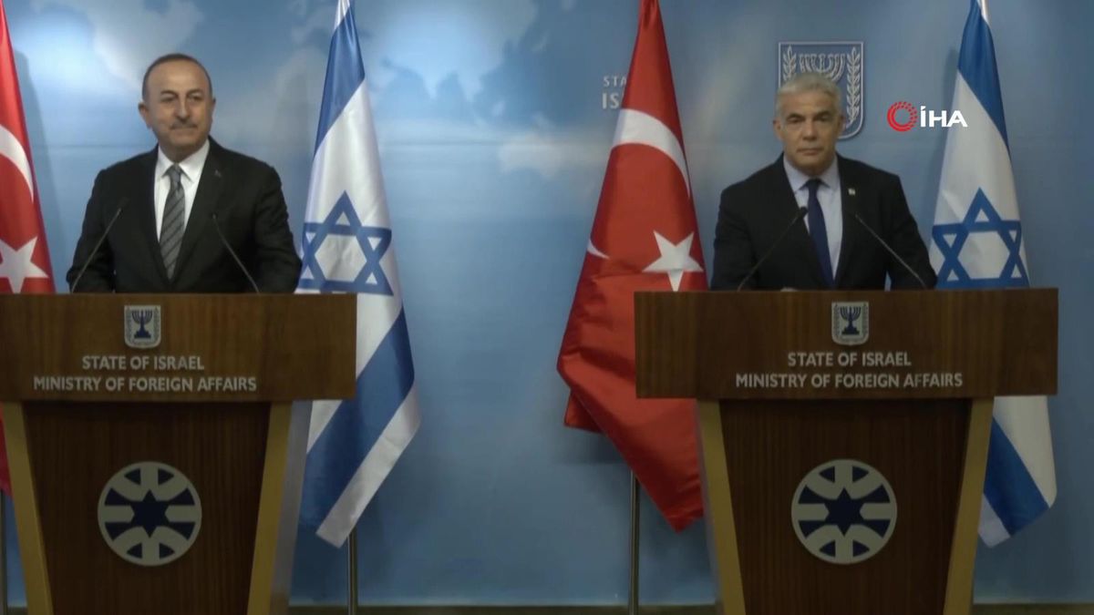 Bakan Çavuşoğlu İsrailli mevkidaşı Lapid ile görüştü