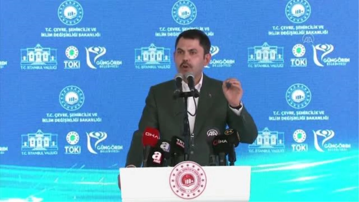 Bakan Murat Kurum: 'Bugün bu şehre tam 46 millet bahçesi kazandırıyoruz'