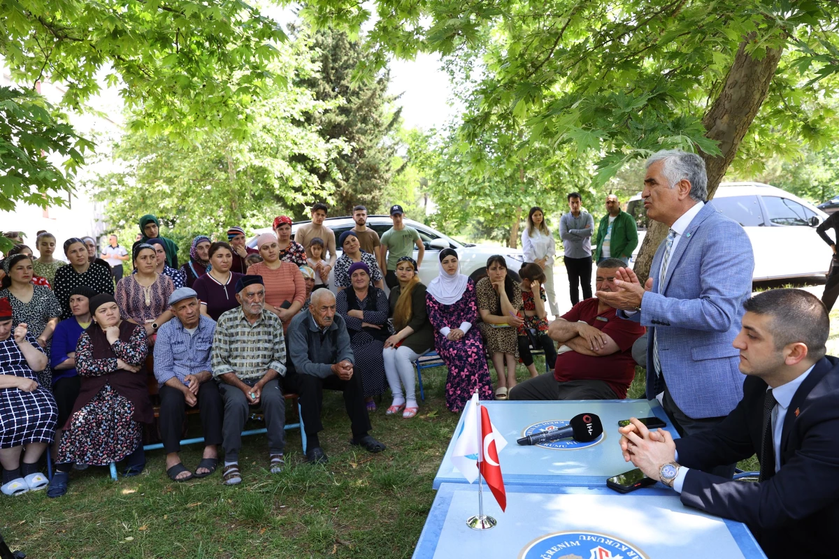 DATÜB yöneticileri Edirne\'de misafir edilen Ahıska Türklerini ziyaret etti