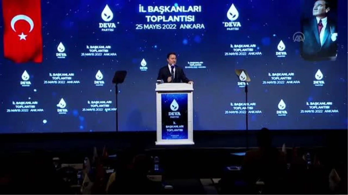 DEVA Partisi Genel Başkanı Babacan, partisinin İl Başkanları Toplantısı\'nda konuştu