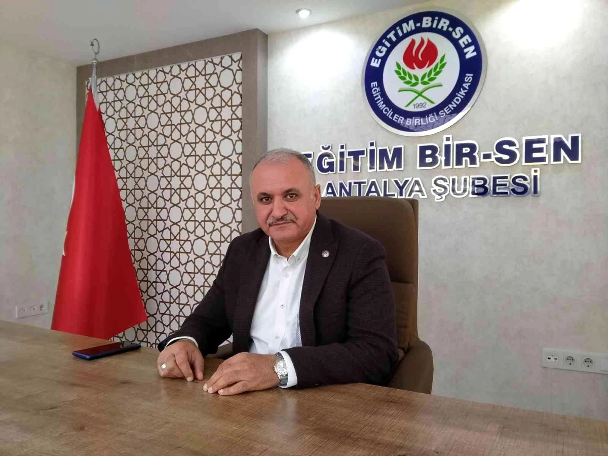 Eğitim Bir Sen Antalya Şube Başkanı Miran: "Sendikamız ünvanını koruyor"