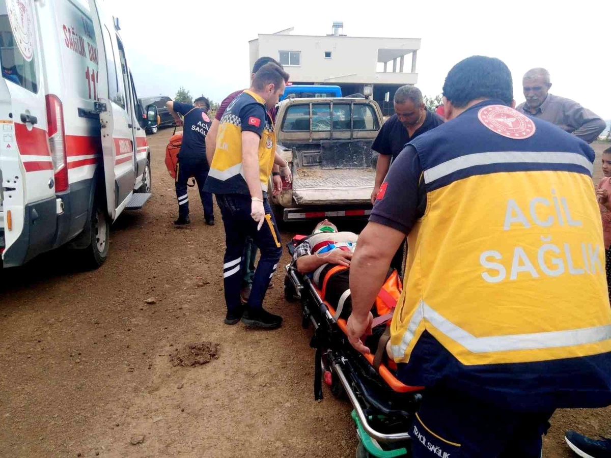Hayvan otlatırken kayalıklardan düşen çoban yaralandı