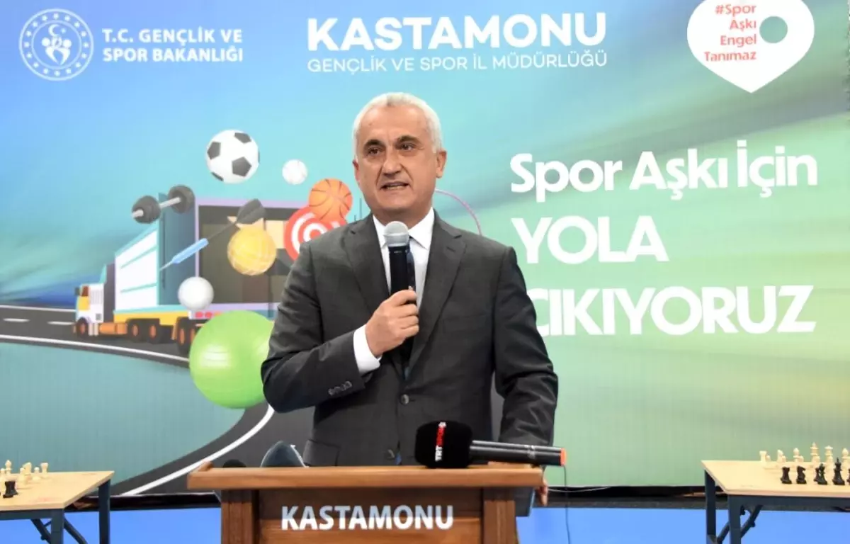 Kastamonu Valisi Avni Çakır: "Spor salonlarını insanlarımızla buluşturma noktasında yoğun bir çaba içerisindeyiz"