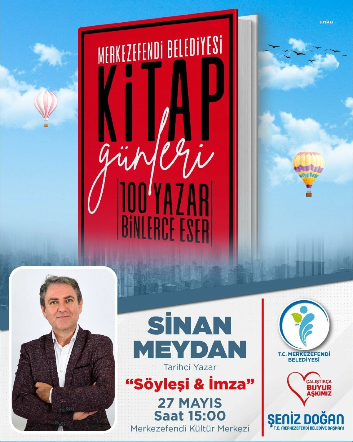 Merkezefendi\'de 10 Gün Sürecek Kitap Günleri Başlıyor