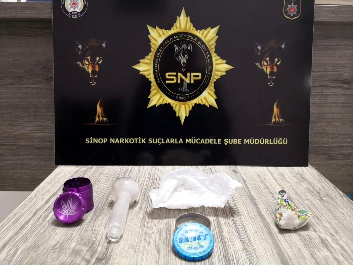 Sinop\'ta metamfetamin ele geçirildi