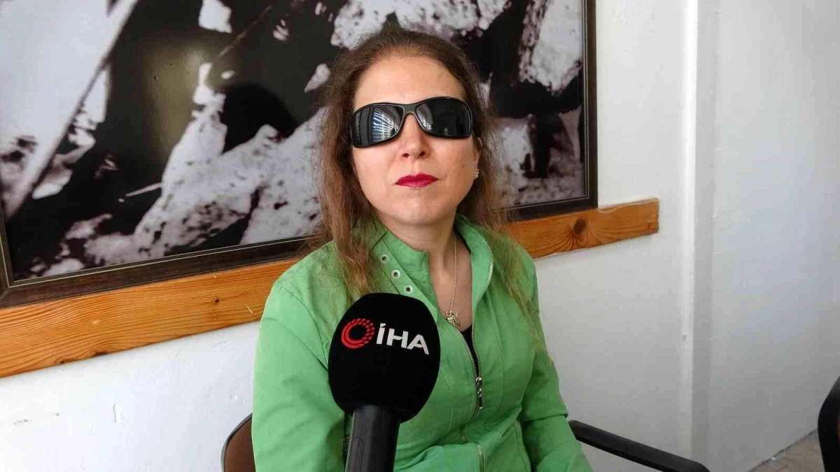 Türkiye şampiyonu olan görme engelli sporcu: "Engellilere de eşit şartlar sunulmalı"