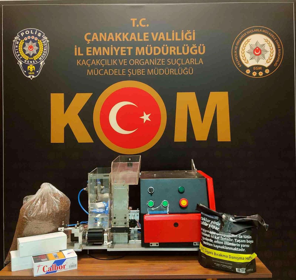 Çanakkale\'de kaçak tütün operasyonu