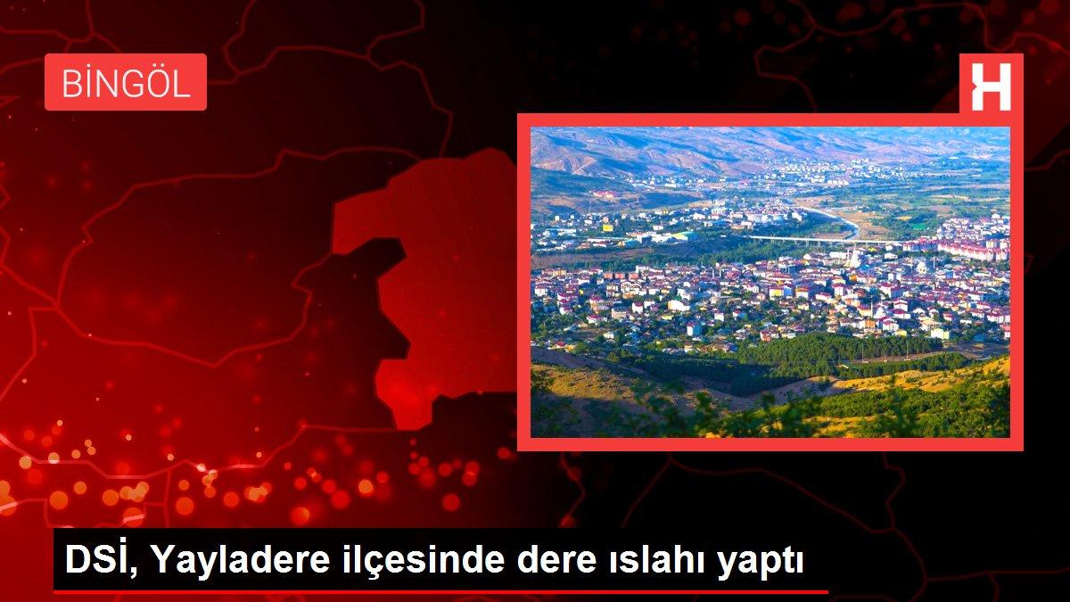 DSİ, Yayladere ilçesinde dere ıslahı yaptı
