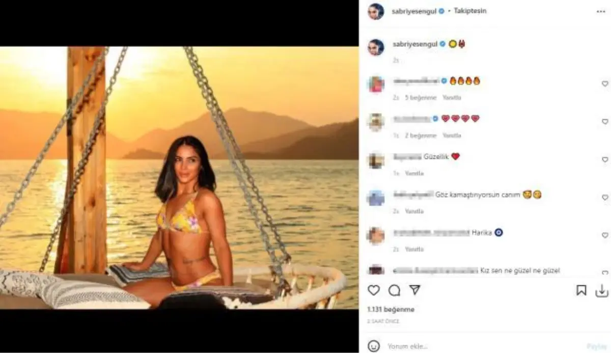 Eski Survivor yarışmacısı Sabriye Şengül sosyal medyayı salladı! Bikinili pozuna beğeni yağdı