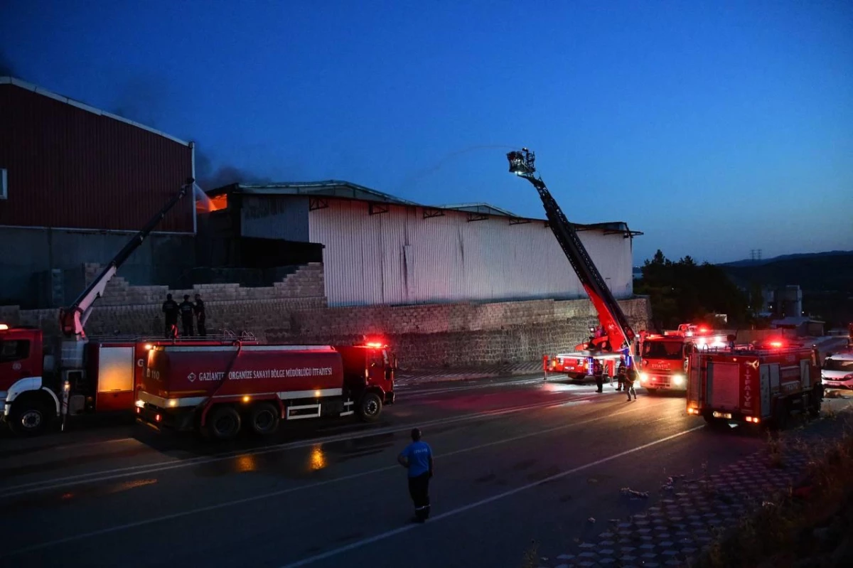 Gaziantep\'te fabrikada çıkan yangın kontrol altına alındı