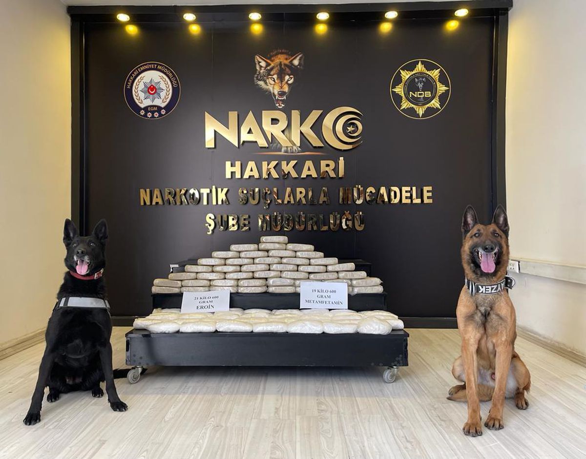 Hakkari\'de 41 kilo 200 gram uyuşturucu ele geçirildi