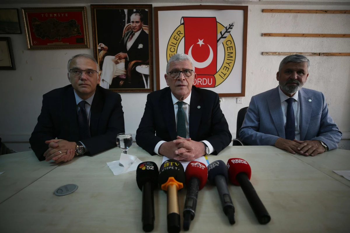İYİ Parti Grup Başkanvekili Dervişoğlu, Ordu\'da konuştu