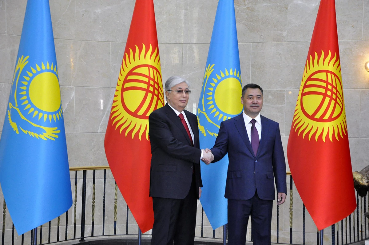Kazakistan Cumhurbaşkanı Tokayev Kırgızistan\'da
