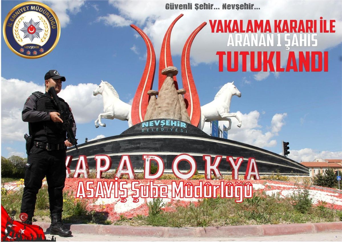 Nevşehir\'de aranan şahıslara operasyon: 2 kişi yakalandı
